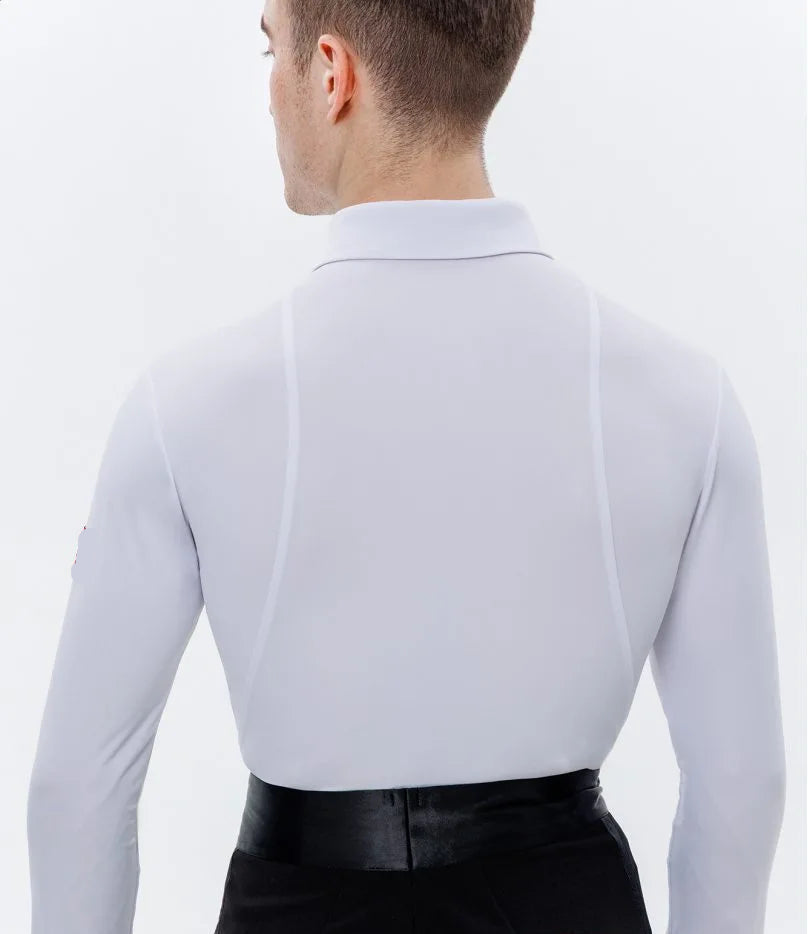 JERAVAE Men's Ballroom Shirt M124F