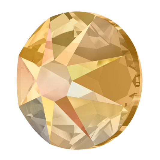 Swarovski Crystal Light Colorado Topaz Shimmer Flatback Rhinestones in SS20 or SS16 (10 Gross 1440 Stones)