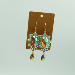 Crystal AB Drop Earrings