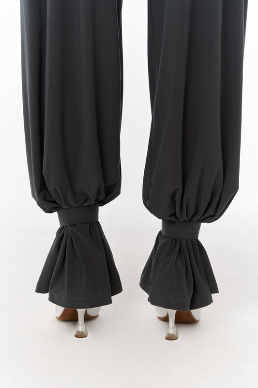 Danza Grey ankle straps for trousers Pra 1680