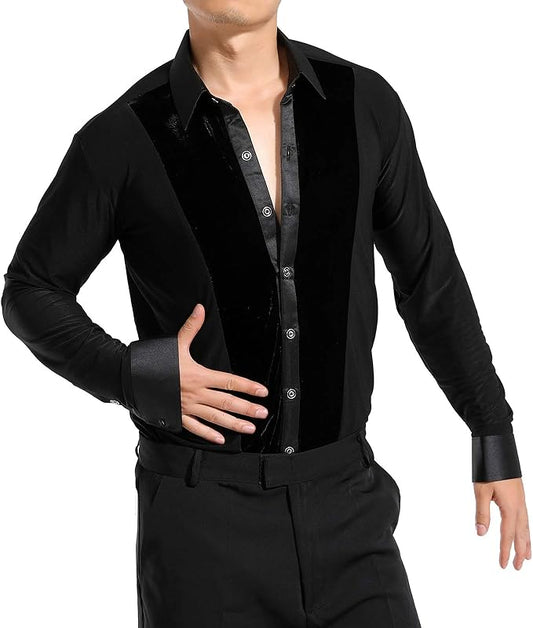 JERAVAE Men's Ballroom Shirt M004_SALE