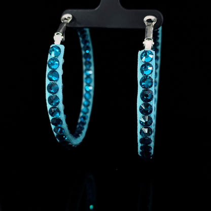 Hoop Earrings for Ballroom or Latin Dancing Available in Multiple Colors E001