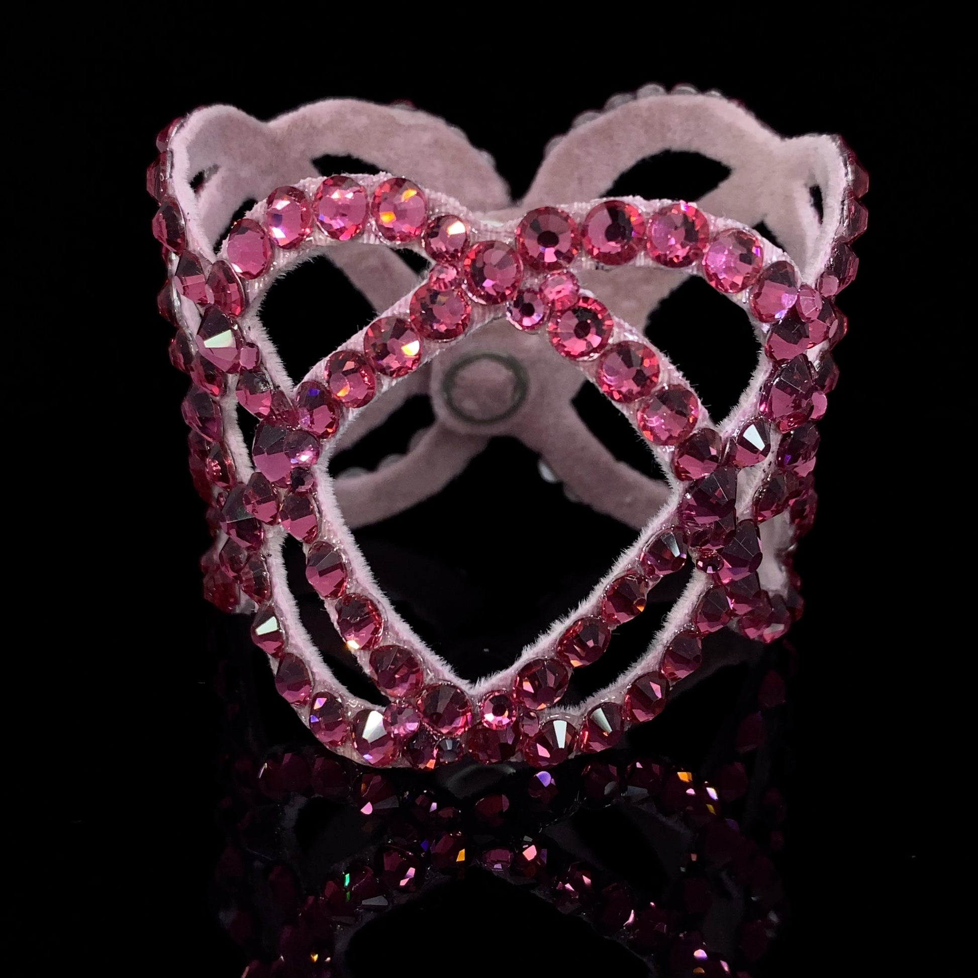 Pink ballroom dance bracelet