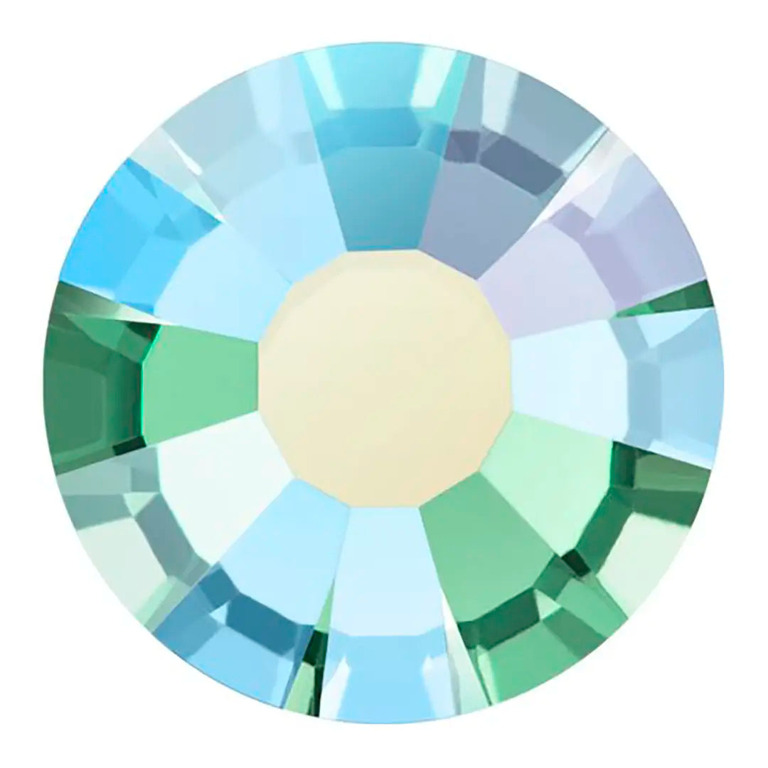 Preciosa Crystal Flat Back Erinite AB and Erinite