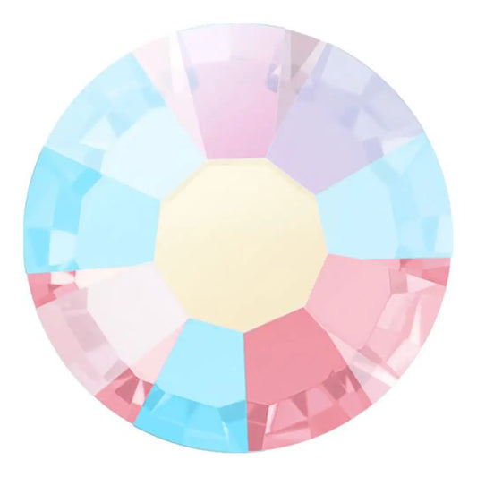 Preciosa Crystal Flat Back Light Rose AB and Light Rose
