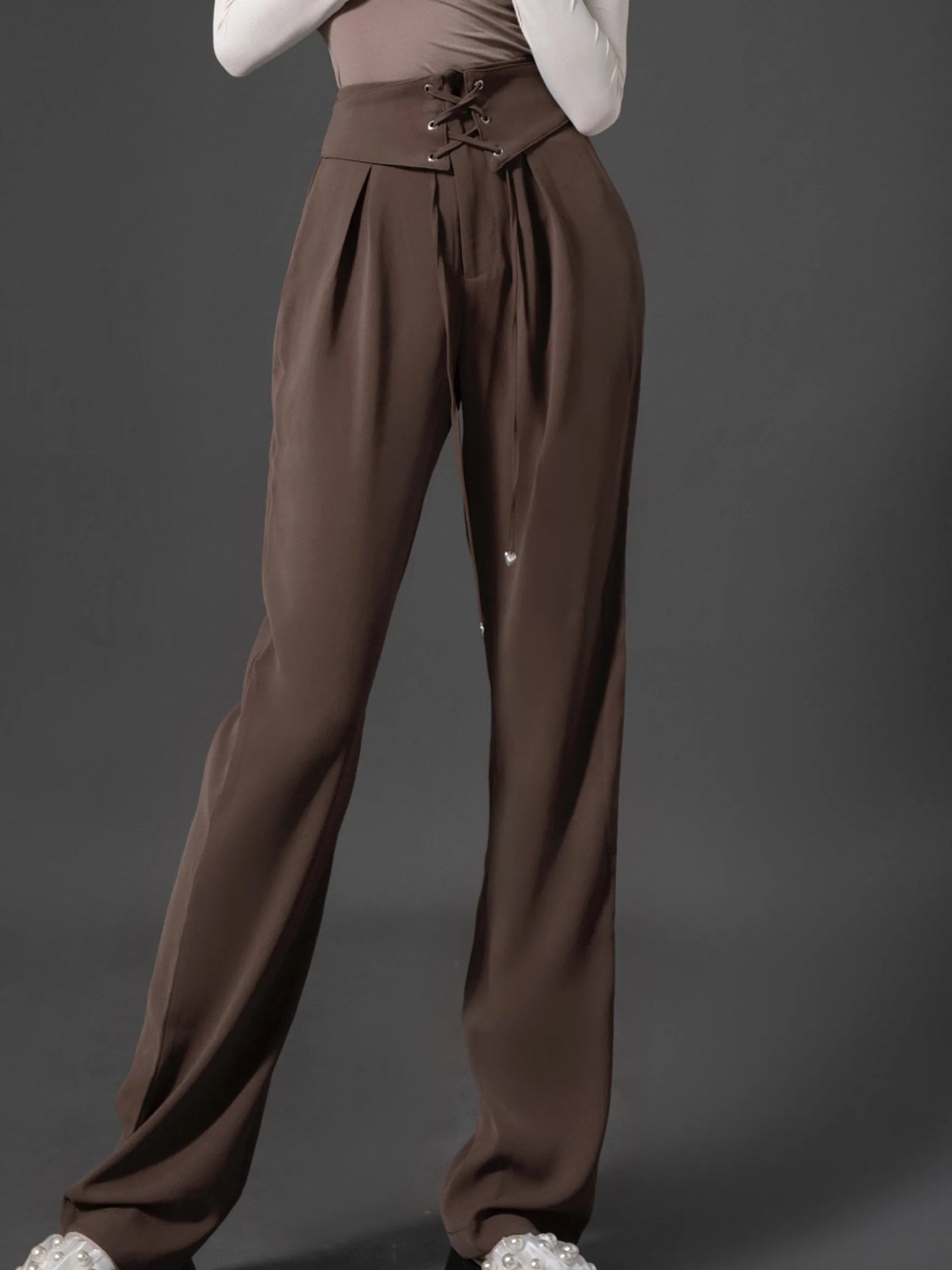 Women's Long Sleeve Top and/or Brown Pants Pra 1436