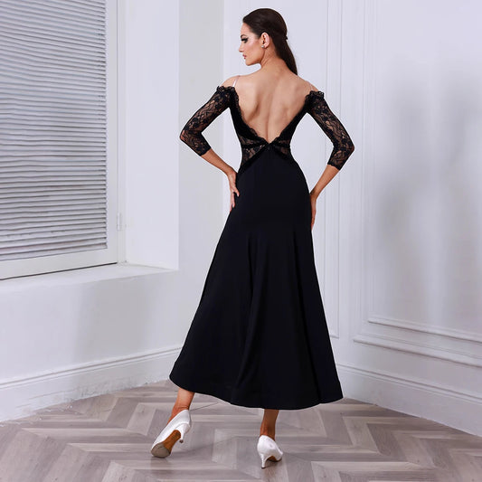 JERAVAE Andrea Lace Ballroom Practice Dress