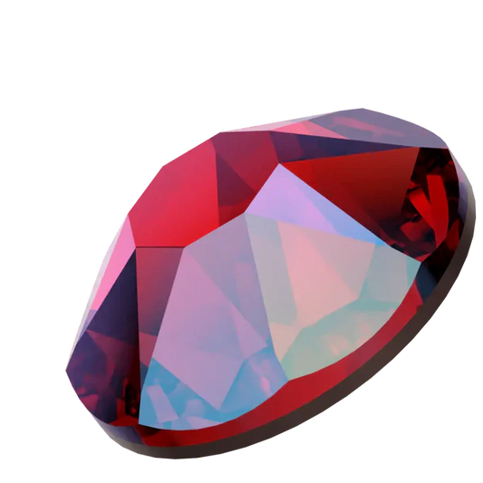 Swarovski Crystal Light Siam Shimmer Flatback Rhinestones in SS20 or SS16 (10 Gross 1440 Stones)