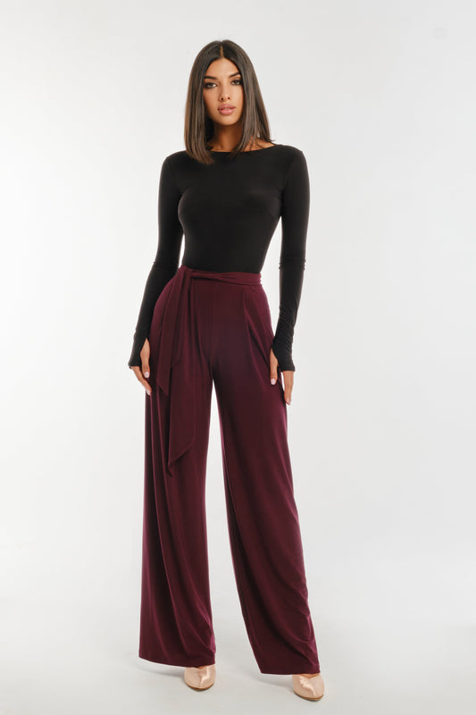 Danza Mulberry Mason Trousers with Ankle Ties Pra 1263