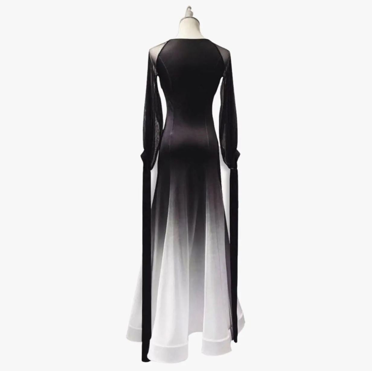 Ballroom Practice Dress with Long Sleeves