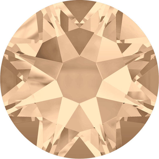 Preciosa Crystal Flat Back Gold Quartz and Gold Quartz AB