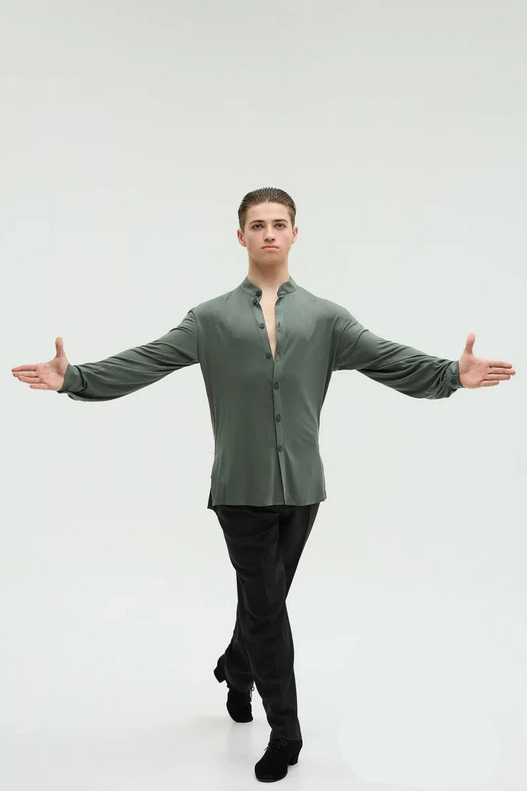 JERAVAE Men's Latin Shirt M131F