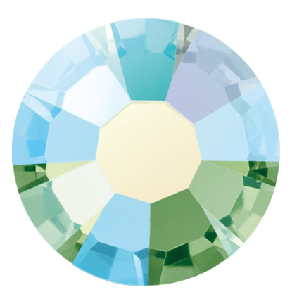 Preciosa Crystal Flat Back Peridot AB and Peridot