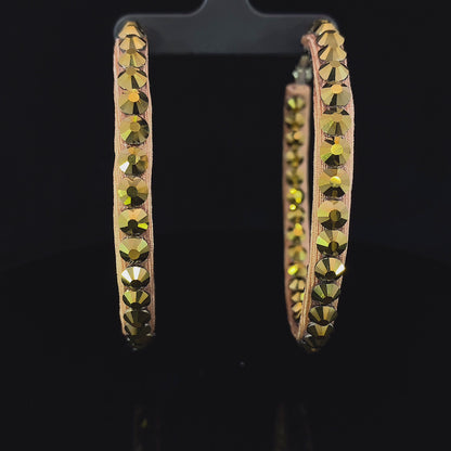 Hoop Earrings for Ballroom or Latin Dancing Available in Multiple Colors E001
