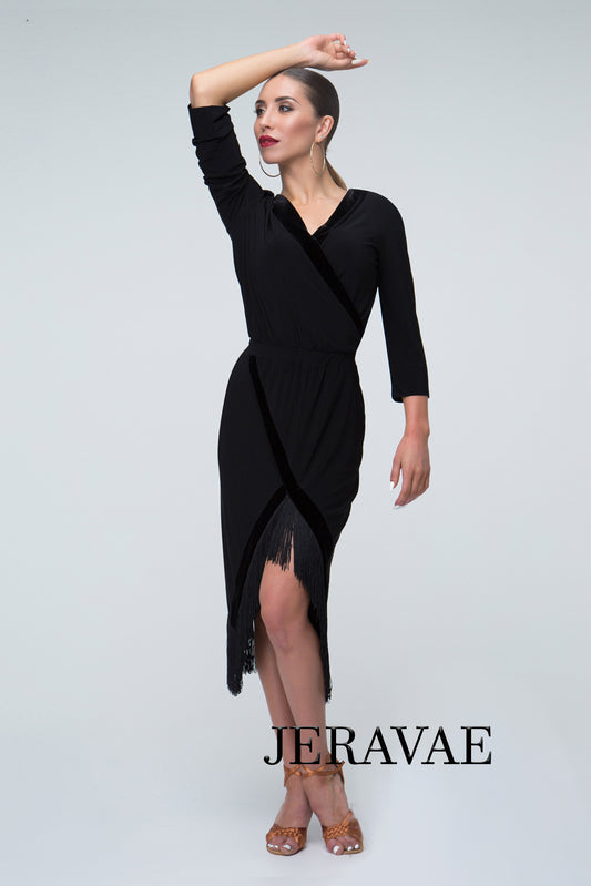 Jeravae | Brooke Velvet Wrap Dress