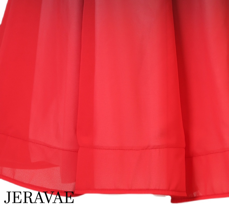 ombre ballroom practice dress for ladies