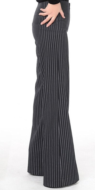 Pinstriped Latin or Ballroom Dance Dress Pants for Women PRA 153