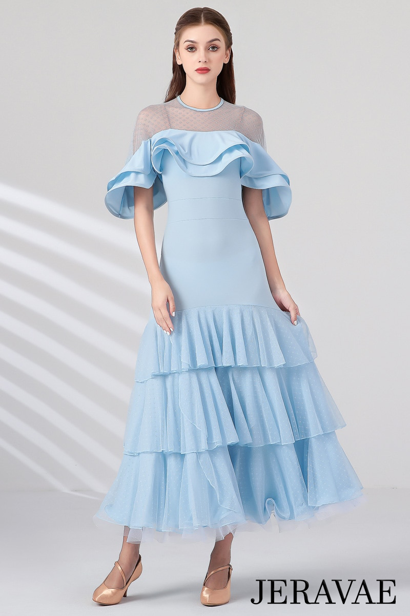 mesh illusion dress mesh silver dress Illusion Mesh Gown with Silver Embroidery and Sheer Corset Bodice GL3614