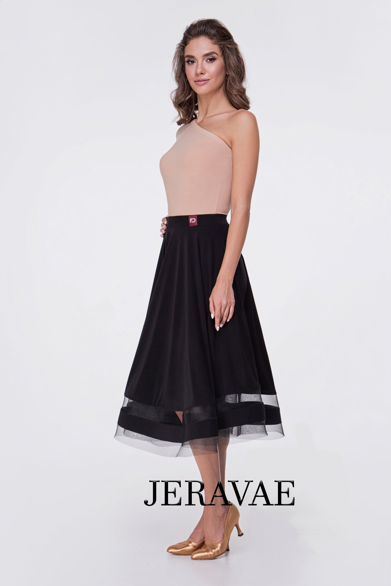 JERAVAE Ballroom Skirt Pra 551F