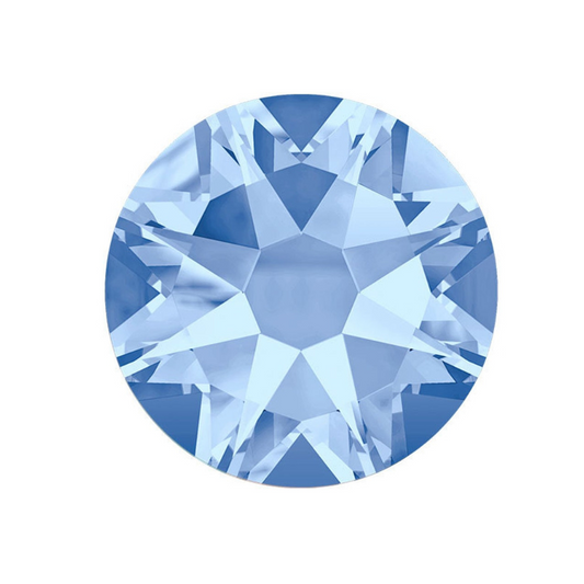 Swarovski Crystal Light Sapphire Flatback Rhinestones in SS20 or SS16 (10 Gross 1440 Stones)