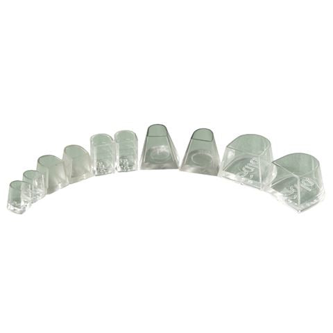 Protective clear guards for heel