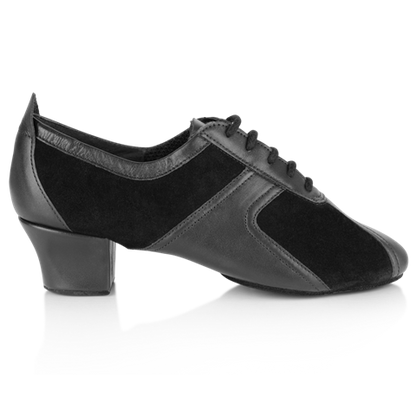 Ray Rose 410 Breeze Black Suede/Black Leather Ladies Practice Shoe with Split Sole Flexibility