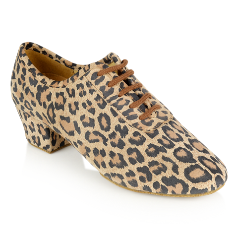 Ray Rose 415 Solstice Leopard Print Ladies Soft Leather Practice Dance Shoe