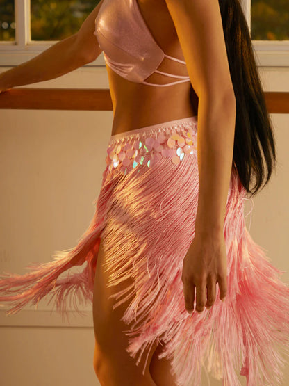 ZYM Dance Party Fringe Skirt #25110