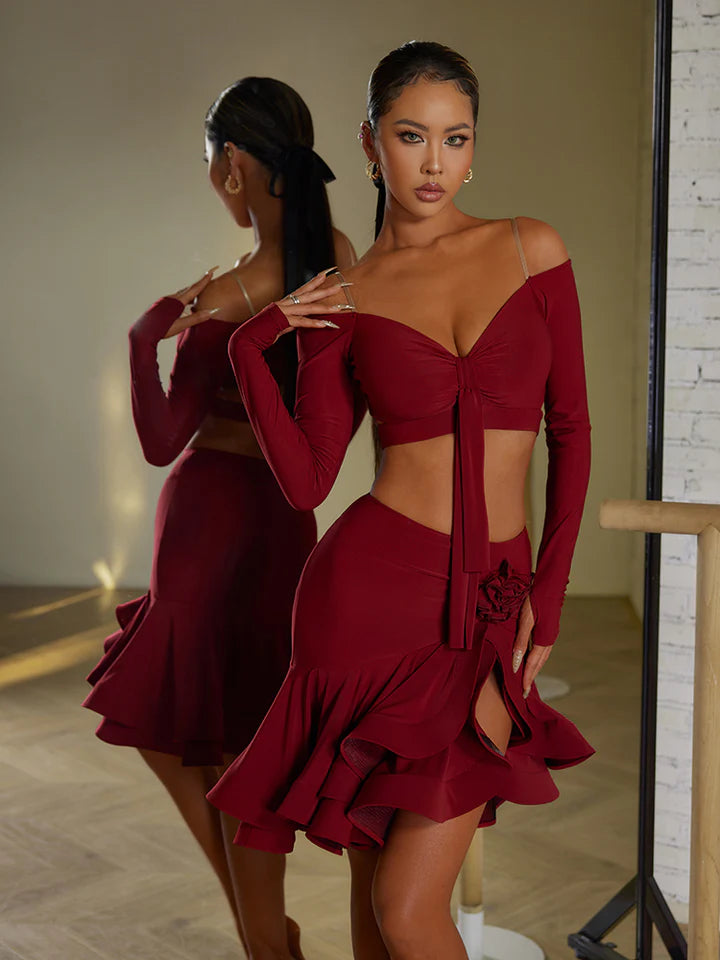 ZYM Rosy Latin Practice Skirt #23117