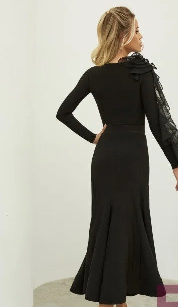 JERAVAE Ballroom Skirt Pra 1154F
