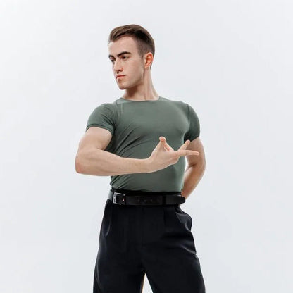 JERAVAE Men's Latin T Shirt M117F