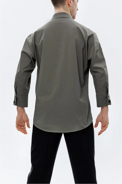 JERAVAE Men's Latin Shirt M109F