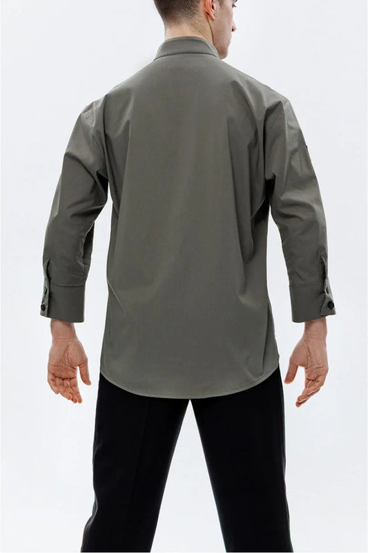 JERAVAE Men's Latin Shirt M109F