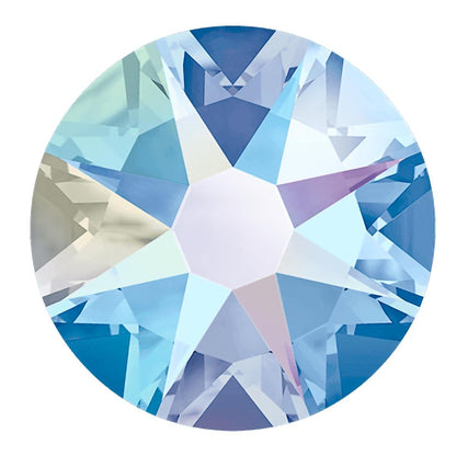 Swarovski Crystal Light Sapphire AB Flatback Rhinestones in SS16 or SS20 (10 Gross 1440 Stones)
