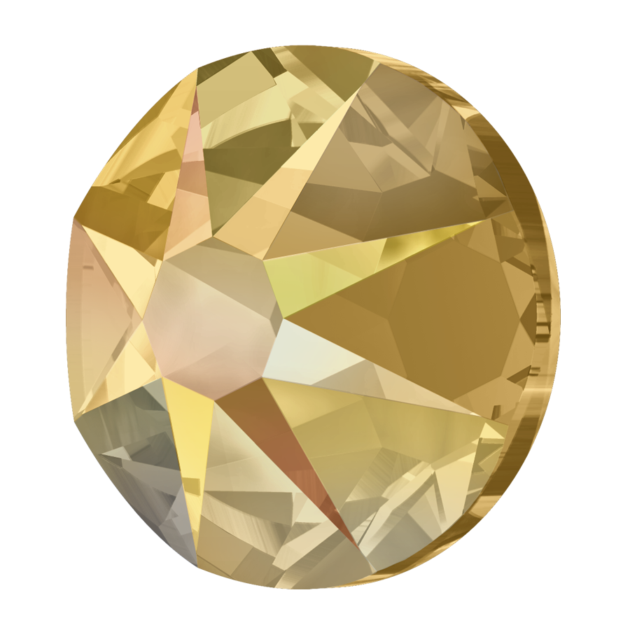 Swarovski Crystal Light Colorado Topaz Shimmer Flatback Rhinestones in SS20 or SS16 (10 Gross 1440 Stones)