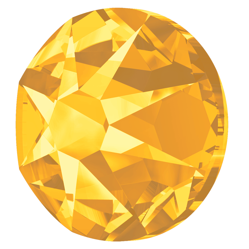 Swarovski Crystal Sunflower Flatback Rhinestones in SS20 or SS16 (10 Gross 1440 Stones)