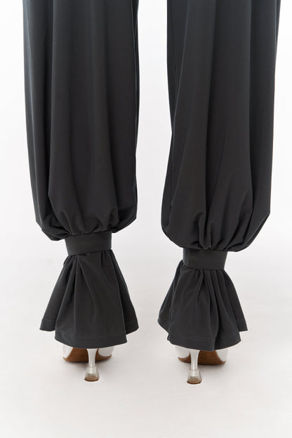 Danza Grey ankle straps for trousers Pra 1680