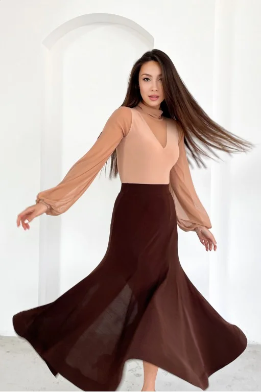 JERAVAE Ballroom Skirt PRA 1174F