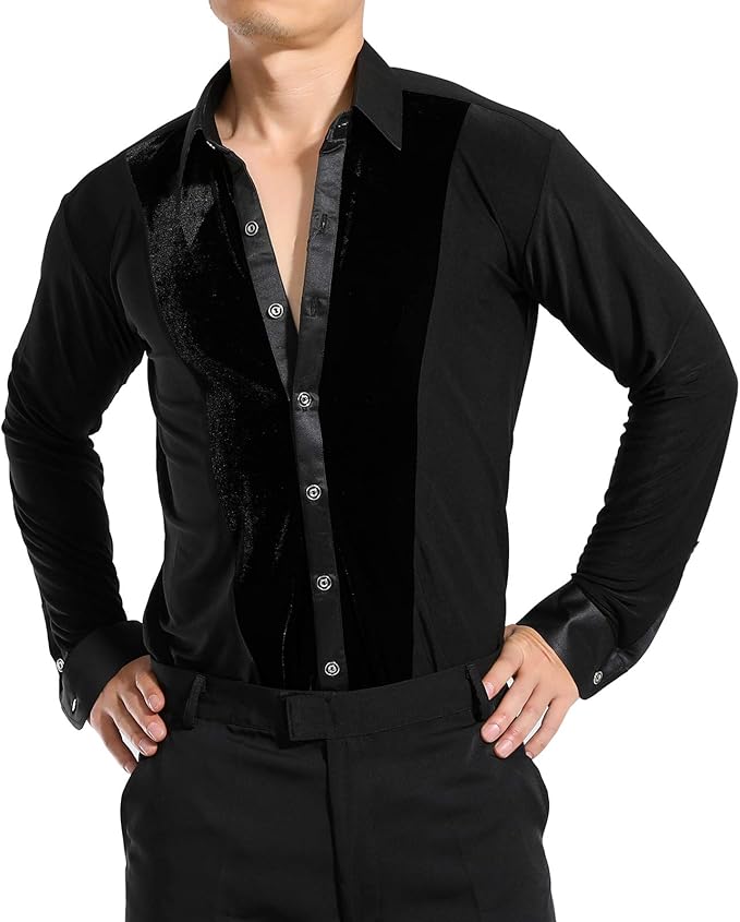 JERAVAE Men's Ballroom Shirt M004_SALE