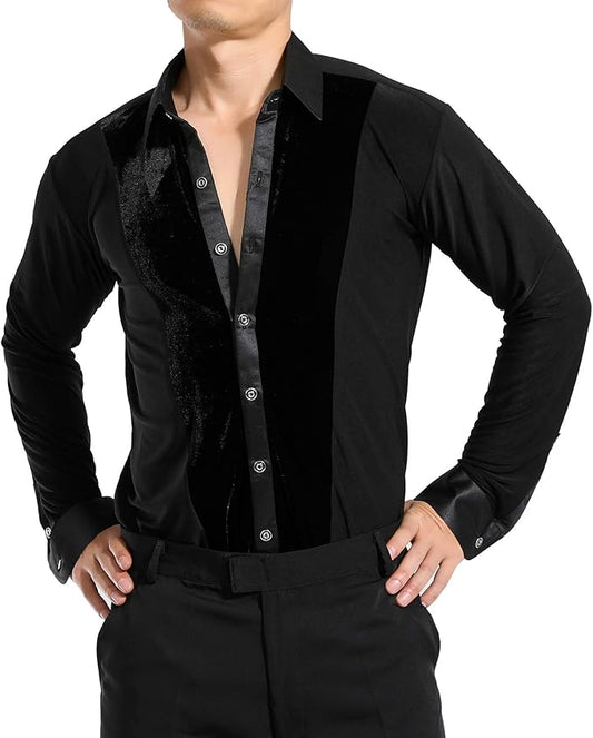 JERAVAE Men's Ballroom Shirt M004_SALE