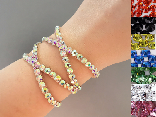 Criss Cross Bracelet Comes in Multiple Colors BR006