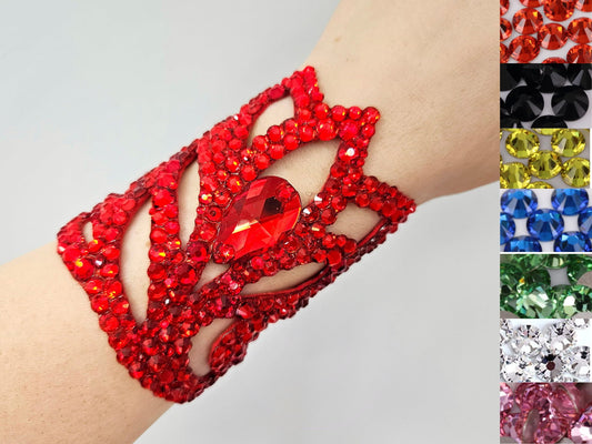 Princess Cuff Bracelet, Comes in Multiple Colors BR008