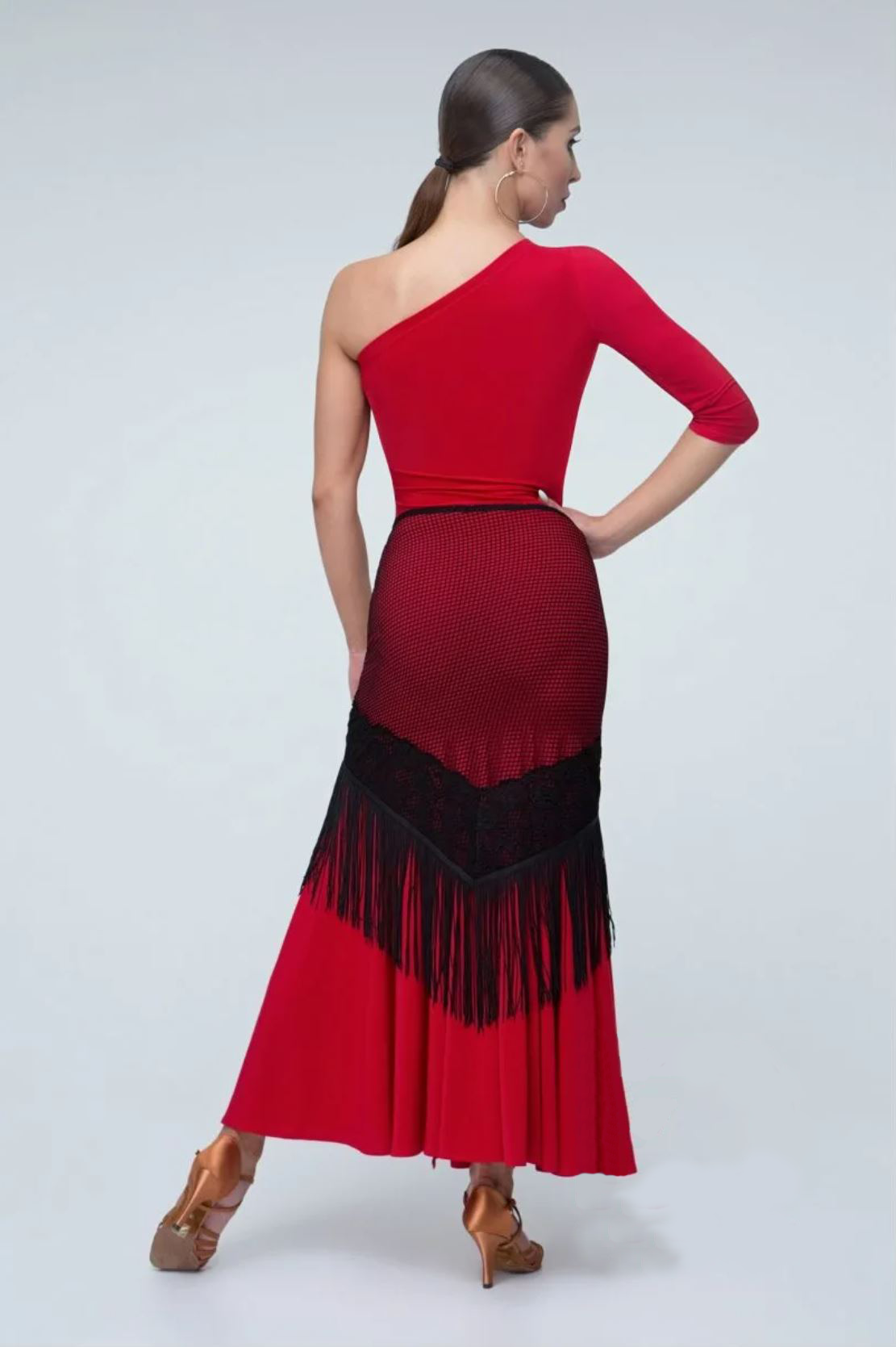 red tango dress JERAVAE Tango Dress Pra 1470F, Red / 10-14