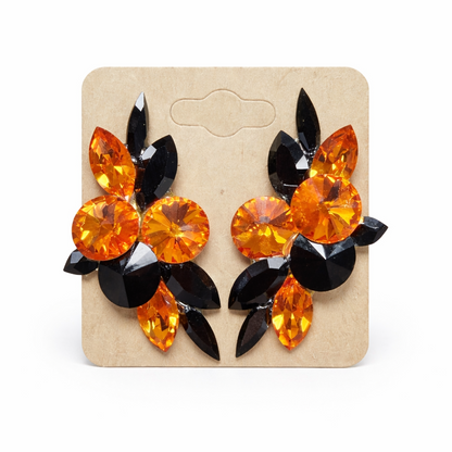 Clip on Cluster Earrings E002