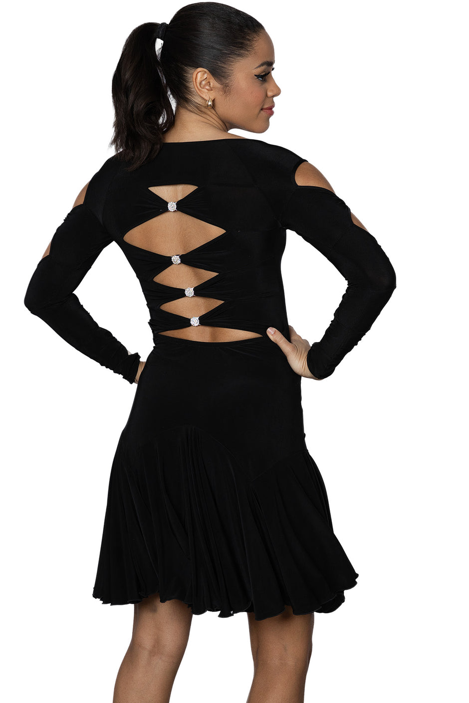 JERAVAE Ballroom Skirt Pra 1420A