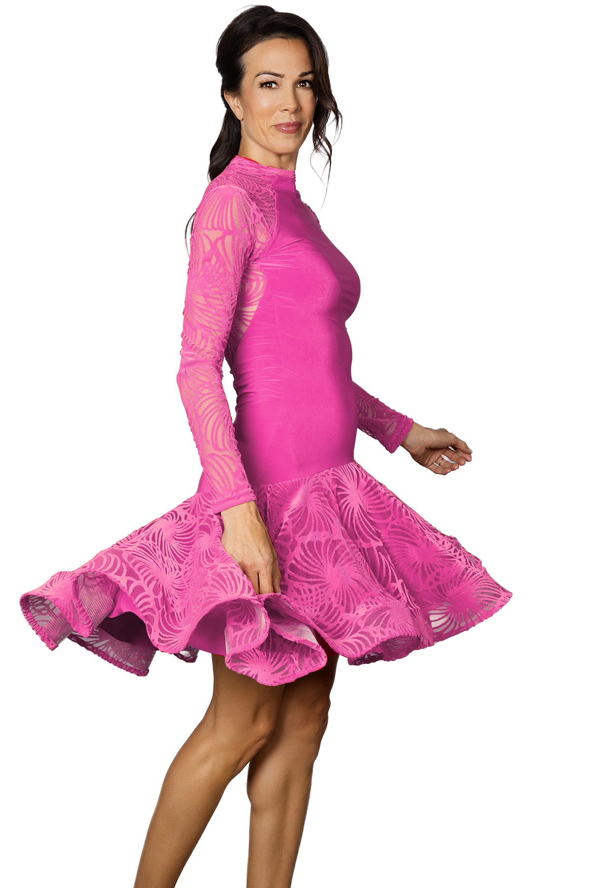 Dance America D2410 Dress, Pink / 8-12 Dance America D2410 Dress, Pink / 8-12