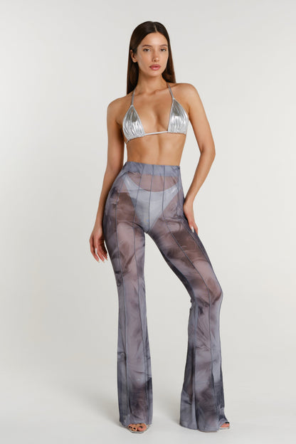 Danza Trousers Gaia Grey Pra 1697