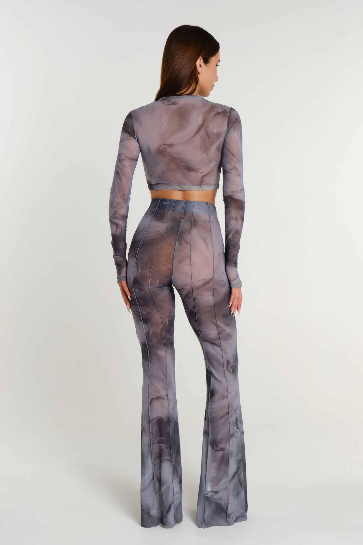 Danza Trousers Gaia Grey Pra 1697