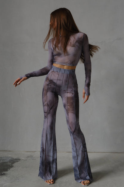 Danza Trousers Gaia Grey Pra 1697