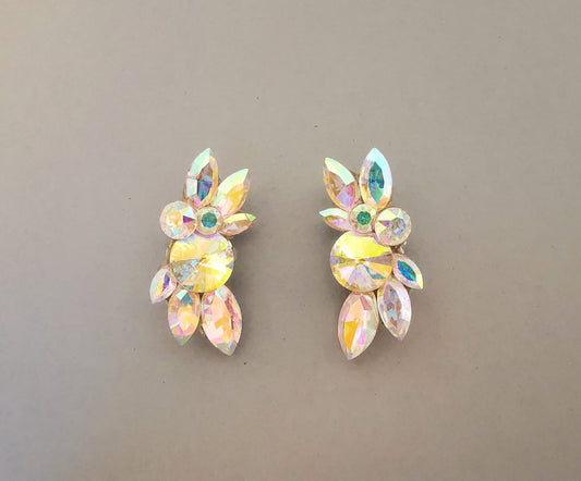 Clip on Cluster Earrings E002